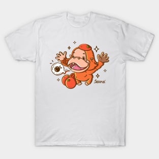 Little Overjoyed Orangeutan - The Orange-Loving Primate T-Shirt
